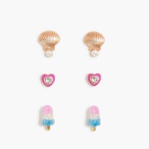 Crewcuts Summer Shell Earring Set NWT